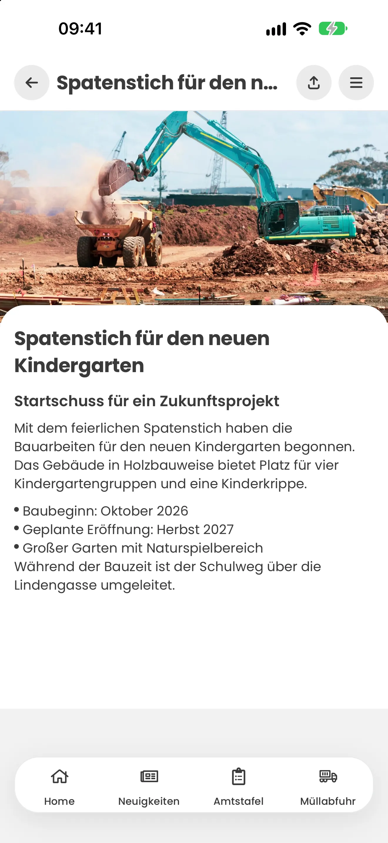 Gemeinde Austria App: Beitrag im Detail